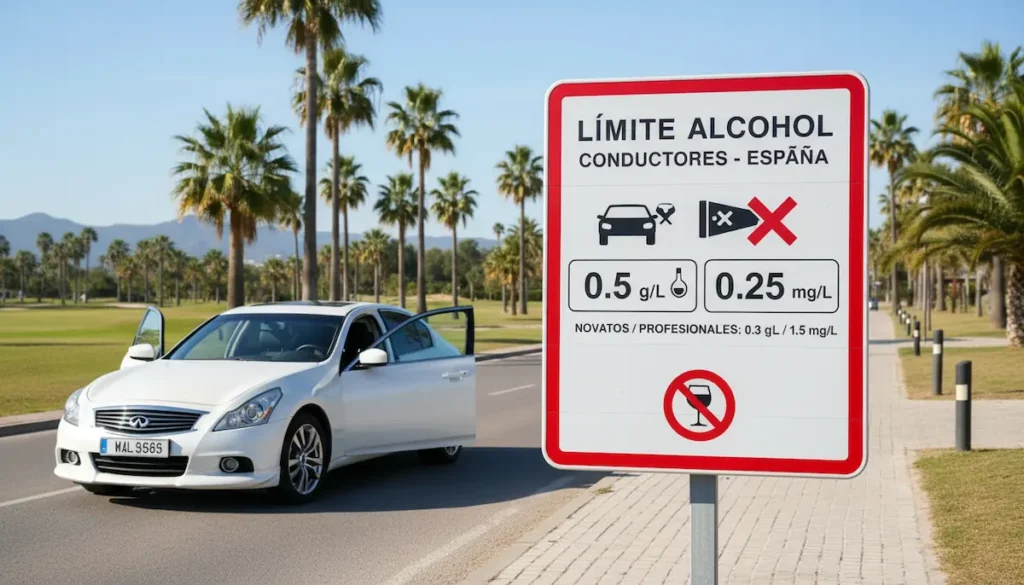 Dopuszczalna ilość alkoholu w Hiszpanii