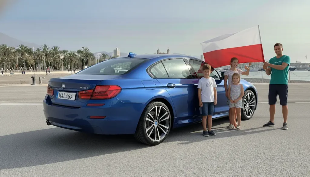 Malaga Hiszpania wynajem samochodu bez karty kredytowej i depozytu