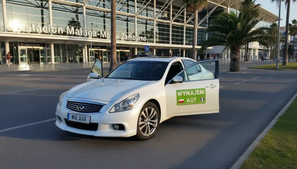 wypożyczalnia aut stacja kolejowa malaga maria zambrano